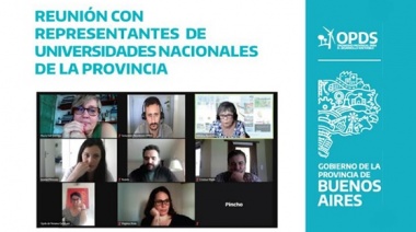 El OPDS se reunió con representantes de las Universidades Nacionales de la Provincia de Buenos Aires