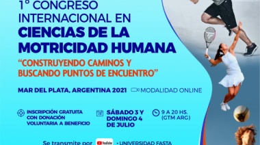 Se desarrollará el "Primer Congreso Internacional en Ciencias de la Motricidad Humana"