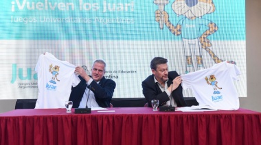 Perczyk presentó los Juegos Universitarios Argentinos