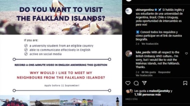 Rectores y rectoras del CIN repudiaron el concurso “para conocer las Falklands” de la Embajada Británica