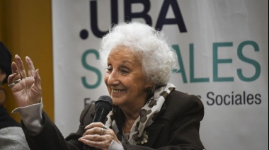 La Facultad de Ciencias Sociales de la UBA homenajeó a Abuelas de Plaza de Mayo
