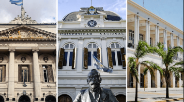 ¿Cuál fue el ajuste que sufrió cada universidad desde diciembre?