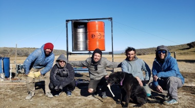 Ya funciona en El Chaltén el aerogenerador creado por investigadores de la UNTREF