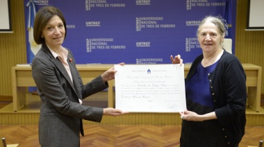 La UNTREF entregó el Doctorado Honoris Causa a Estrella de Diego Otero