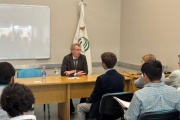 El embajador de Suecia visitó la UNLaM y brindó una charla sobre cooperación y educación internacional