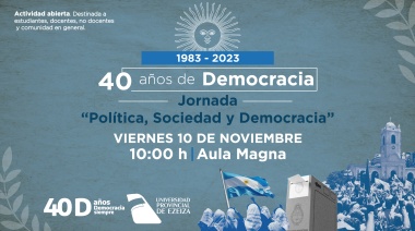 Jornada por los 40 años de democracia en UPE