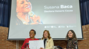 La artista peruana Susana Baca es doctora Honoris Causa de la UNCUYO