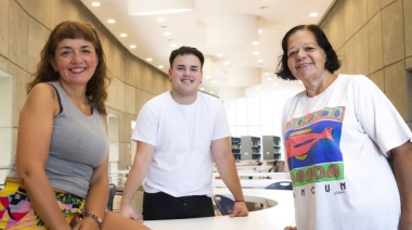 Tres generaciones, un camino: abuela, hija y nieto, codo a codo en la UNSAM