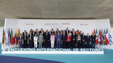 Perczyk participó del V Encuentro Internacional de Rectores Universia que se realiza en España