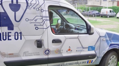 La UNSE es la primera universidad del NOA con un vehículo convertido a 100% eléctrico