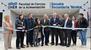 Inauguraron el primer edificio propio de la escuela técnica de la UNER