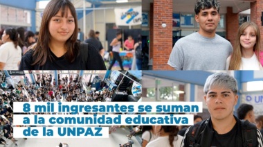 8 mil ingresantes se suman a la comunidad educativa de la UNPAZ