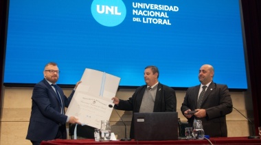 Gabriel Rabinovich recibió el título de Doctor Honoris Causa de la UNL