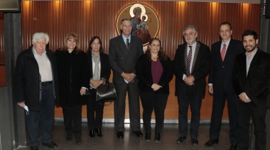 El Ministro Daniel Filmus visitó el BIOMED UCA-CONICET