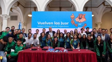 Se presentó una nueva edición de los Juegos Universitarios Argentinos 2023