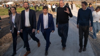 Avanza la construcción del Campo de Deportes de la UNAHUR
