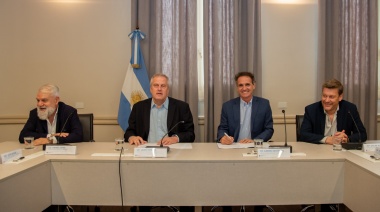 Perczyk y Katopodis firmaron convenios para la segunda etapa del plan de obras en universidades