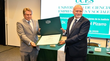 UCES entregó el Premio Justicia 2025 al Dr. Ramón Daniel Pizarro