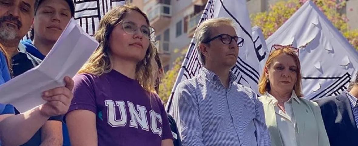 Jhon Boretto busca la reelección en la UNC