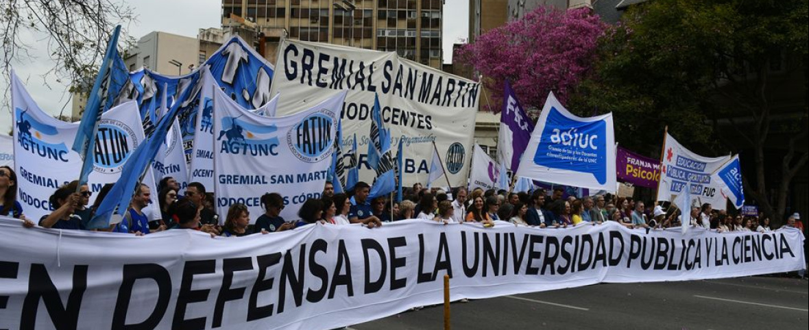 "La universidad no se apaga": jornada nacional para que se cumpla la Ley de Financiamiento