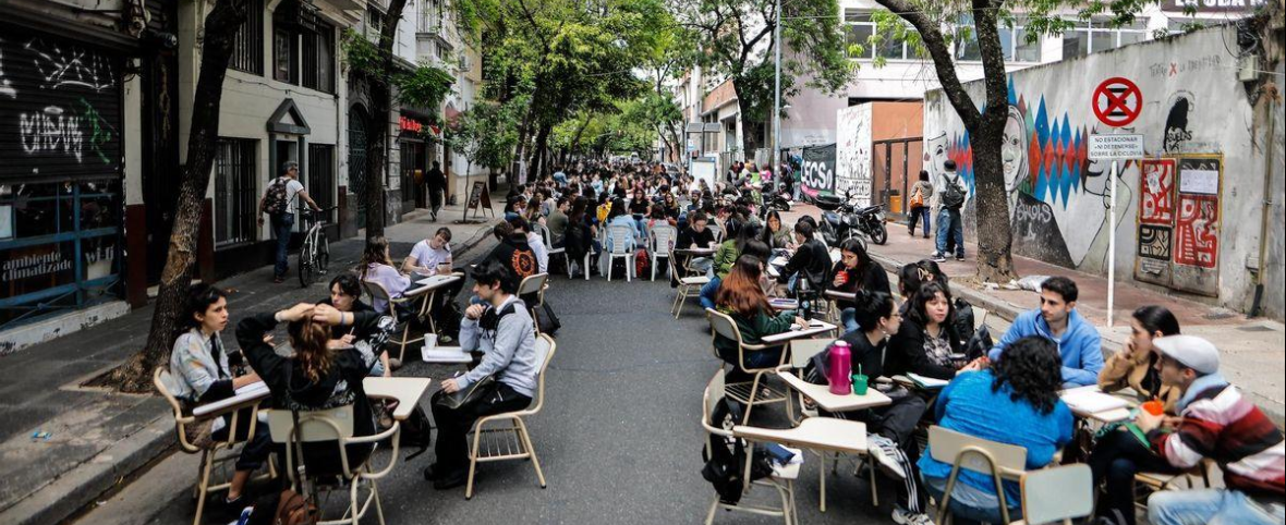 Universidades de todo el país reclaman por el financiamiento con clases públicas