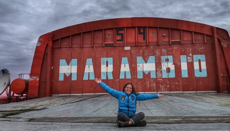 Los 90 días en la Antártida de una graduada de la UAI: "Es un lugar mágico y todo te sorprende"