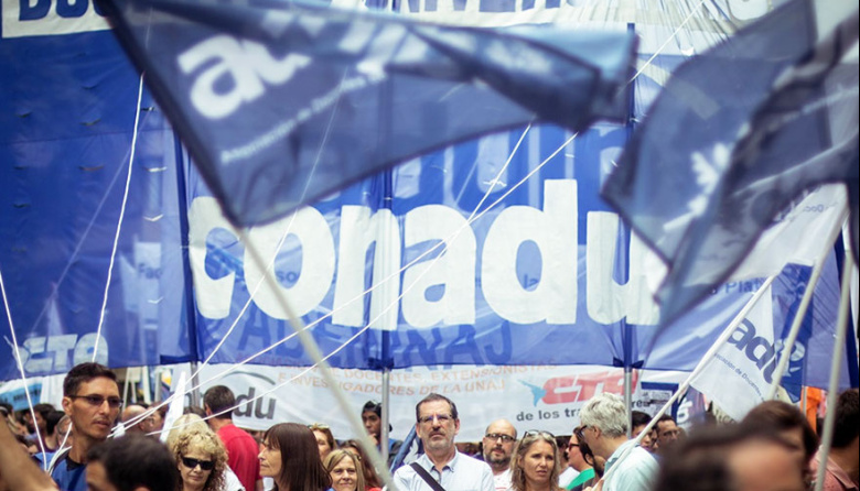 CONADU anunció una semana de paro y peligra el inicio del cuatrimestre