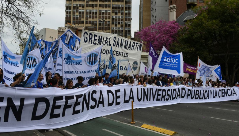 "La universidad no se apaga": jornada nacional para que se cumpla la Ley de Financiamiento