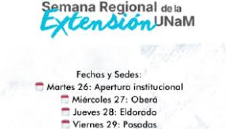 Se viene la Semana Regional de la Extensión Universitaria