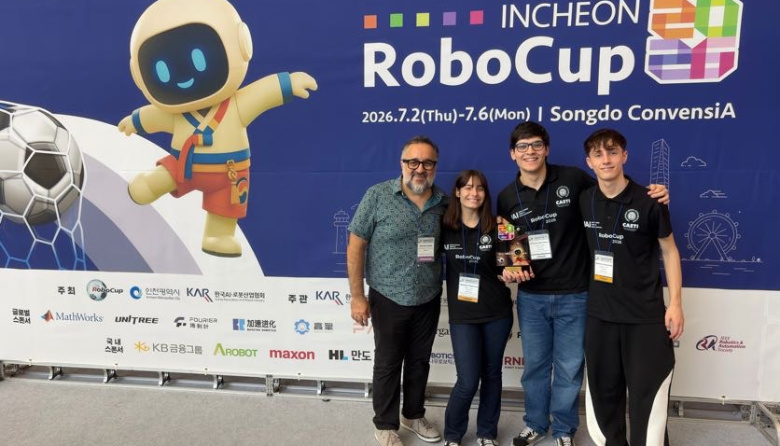 Un equipo de la UAI logró el subcampeonato mundial en la RoboCup 2026