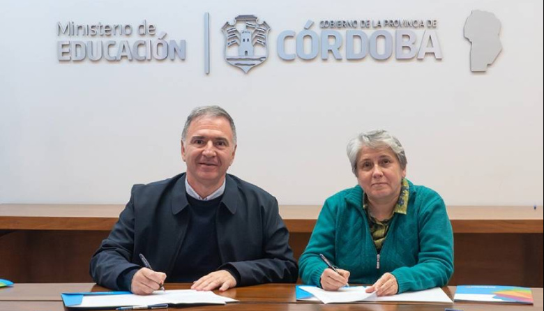 Las provincias de Buenos Aires y Córdoba firmaron un convenio de cooperación educativa