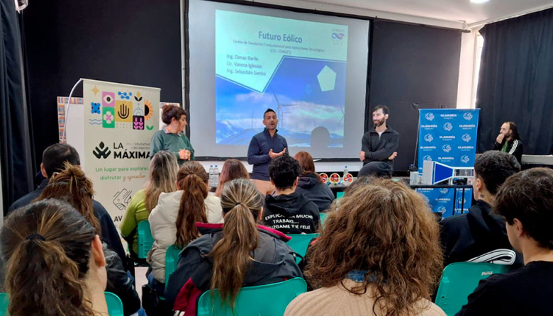 Energía eólica y educación: el CONICET llevó una propuesta de divulgación científica a Olavarría