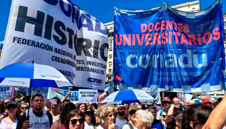 El lunes 3 de agosto paran los docentes universitarios