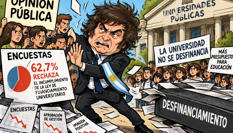 El 62,7% rechaza el incumplimiento de la Ley de Financiamiento Universitario