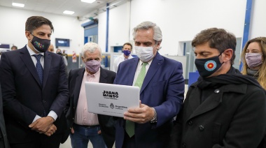 Alberto Fernández  anunció la entrega de 633 mil netbooks a estudiantes de todo el país