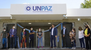 La UNPAZ inauguró los nuevos vestuarios y sanitarios del Playón Deportivo