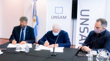 La UNSAM firmó un convenio de colaboración con la Unión Obrera Metalúrgica