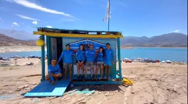 Operativo Potrerillos: mendocinos a salvo en el agua