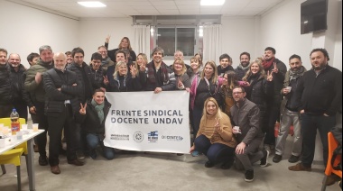 La Lista 1 obtuvo un contundente triunfo en las elecciones sindicales docentes de la UNDAV