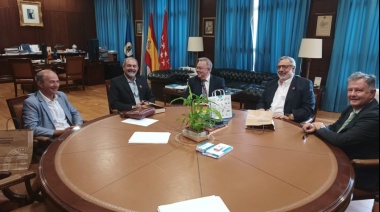 Reunión de autoridades de la UNRN y de la Universidad Politécnica de Madrid