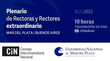 Plenario extraordinario del CIN durante la FIESA 2022