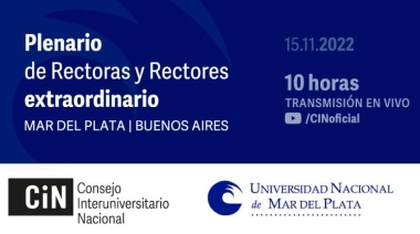 Plenario extraordinario del CIN durante la FIESA 2022