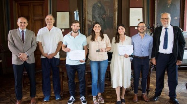 López Armengol recibió a estudiantes ganadores en las Olimpíadas de Medicina