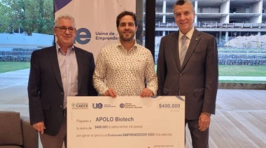 La Usina de Emprendedores entregó el primer premio a APOLO Biotech