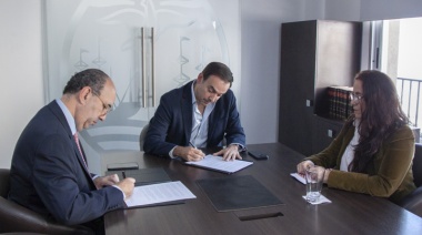 Firma de convenio entre la UNSAM y la Legislatura porteña