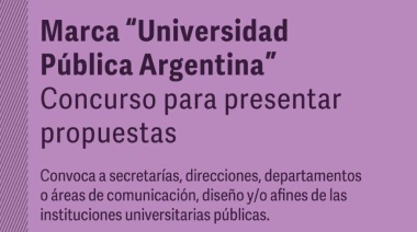 Marca "Universidad Pública Argentina", concurso para presentar propuestas