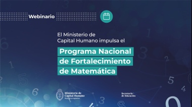 Más de 7.000 docentes ya se inscribieron en el webinario de fortalecimiento en Matemática