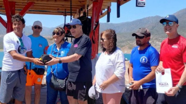 Potrerillos inauguró la Playa “Bahía Príncipe” con guardia permanente de la Escuela de Salvamento Acuático