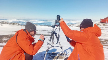 Investigadores del CONICET realizan estudio sobre medición de luz en la Antártida
