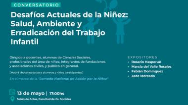 La UNSJ será sede de un conservatorio sobre niñez, derechos y trabajo infantil